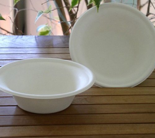 Assiettes creuses biodégradable Quadria