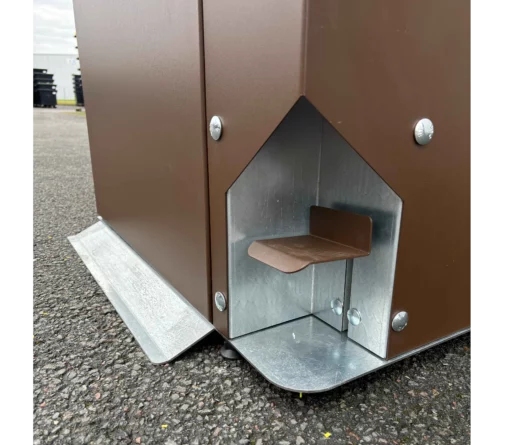 Pédale Abri bac Quadria pour le traitement des bio déchets