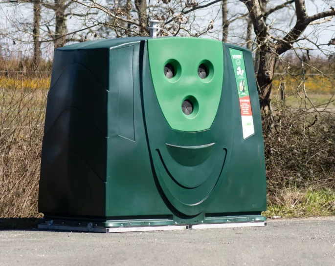 Lolly QUADRIA 3m3 pour le verre